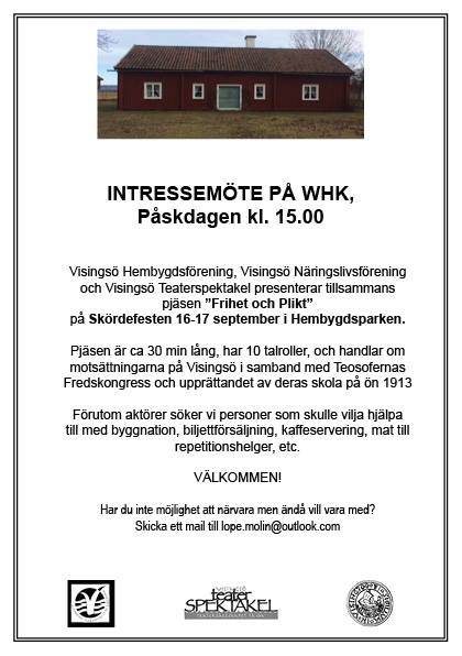 Årets föreställning förbereds tidigt...